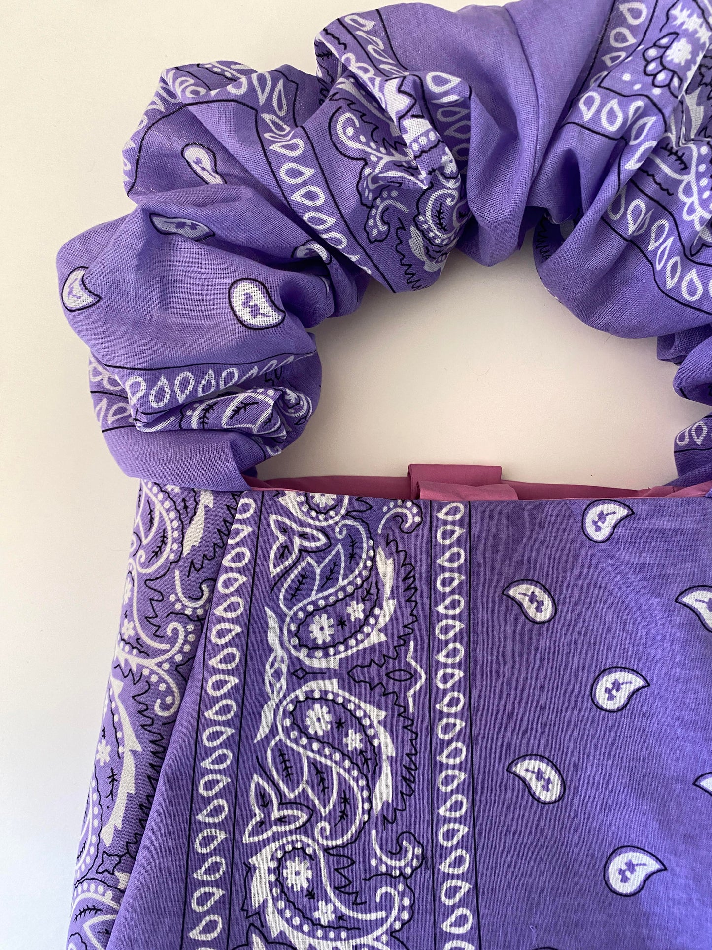 Le sac Kiki " Bandana " Violet