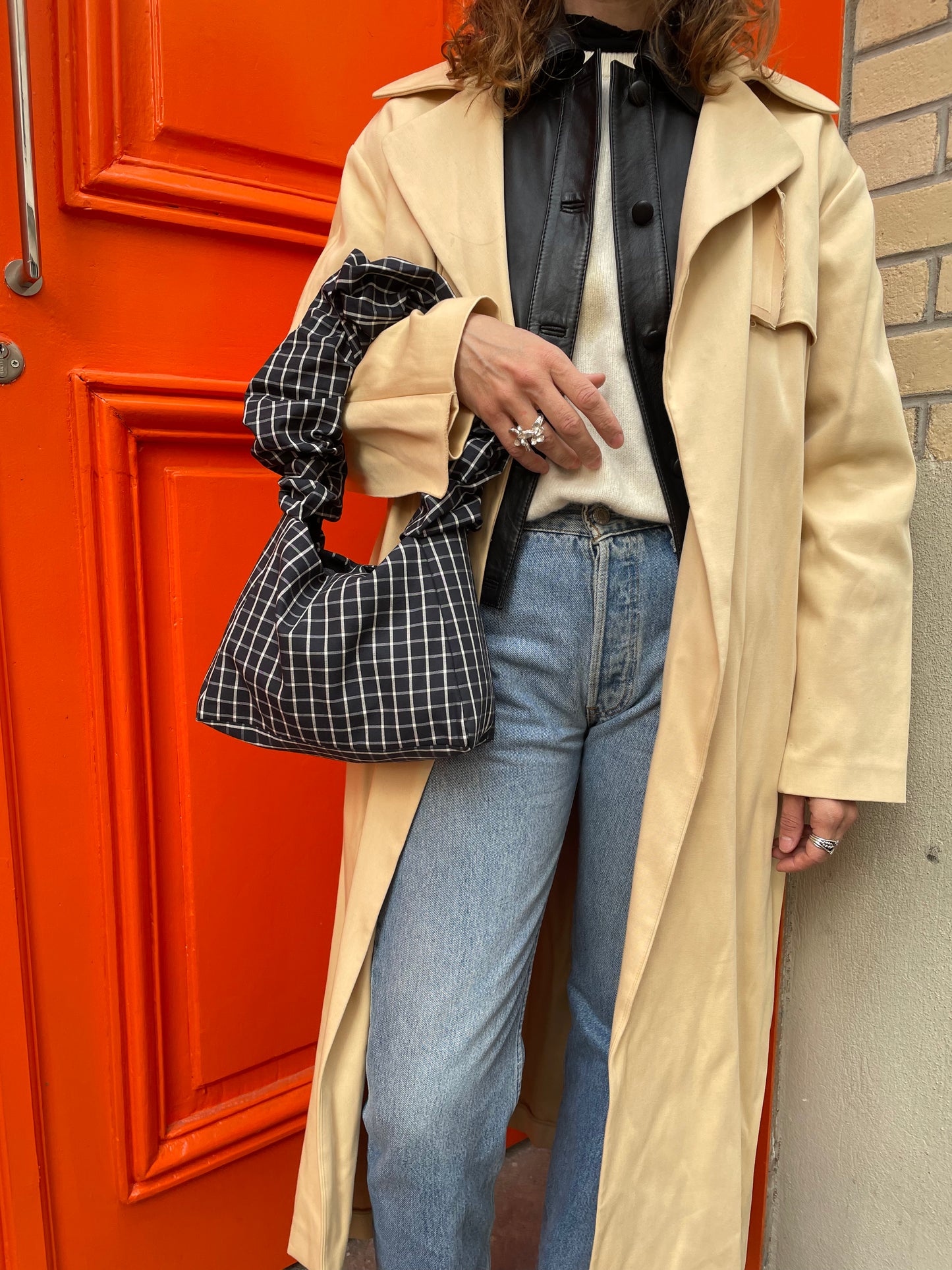 Sac "Kiki" A carreaux