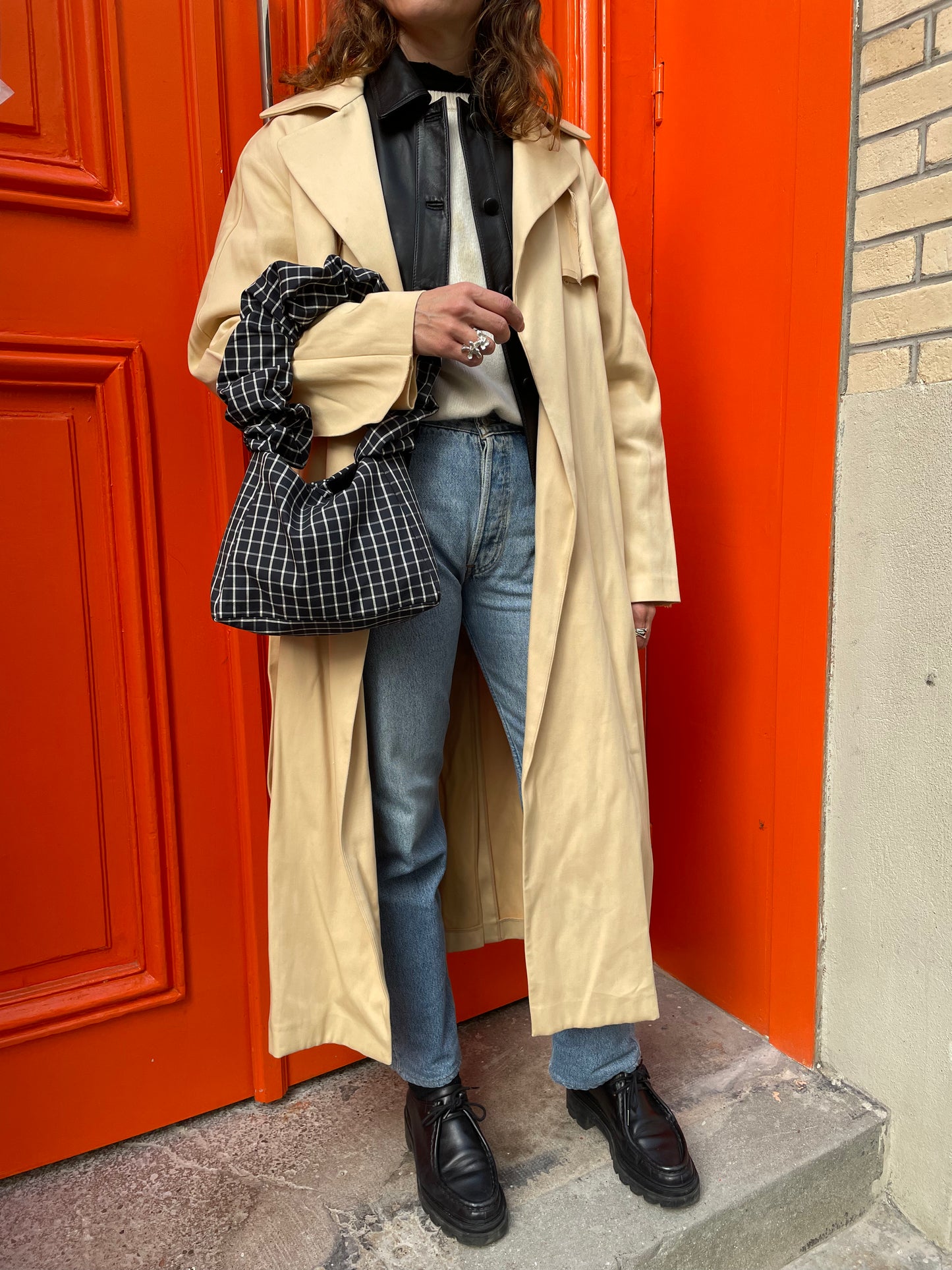 Sac "Kiki" A carreaux