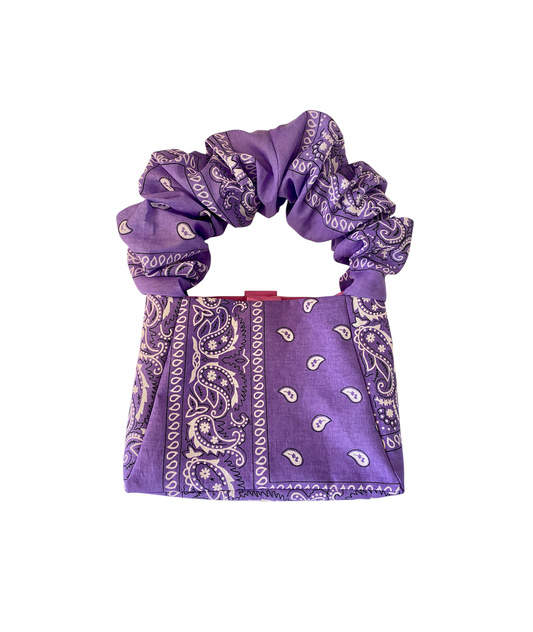 Le sac Kiki " Bandana " Violet