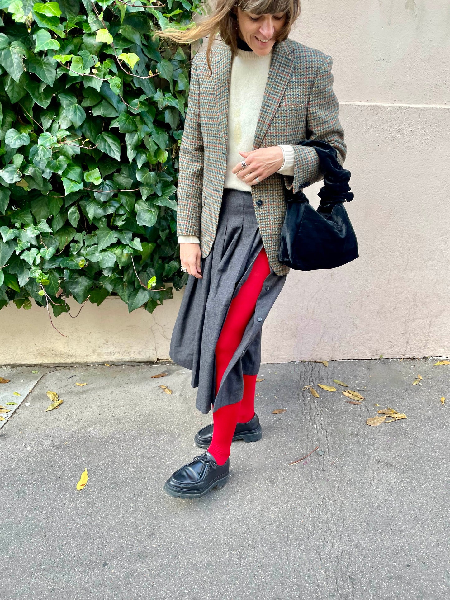 Sac "Kiki" Black Velvet